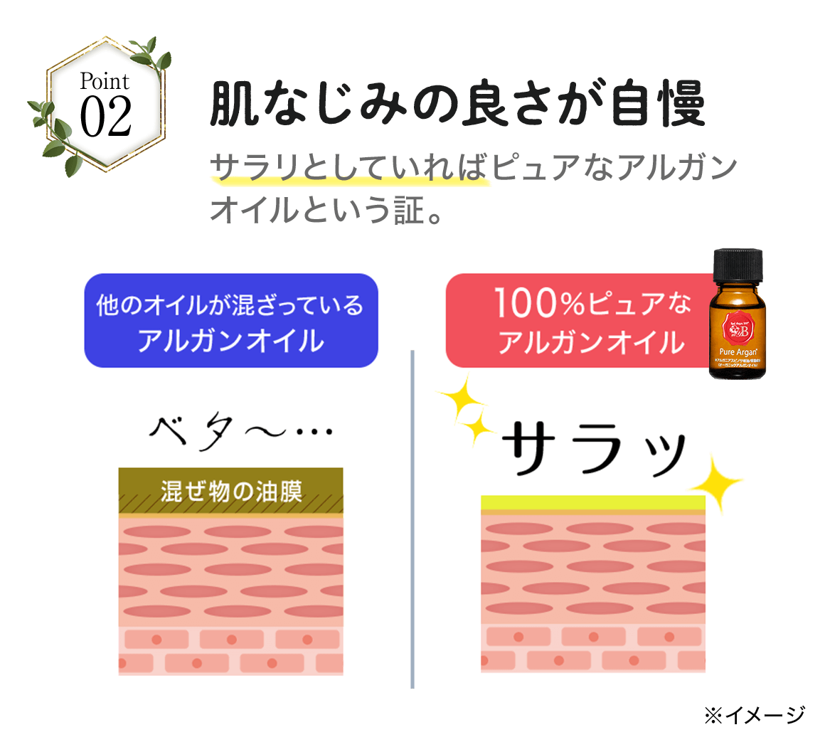 肌なじみの良さが自慢